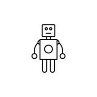 robot vector icon illustration