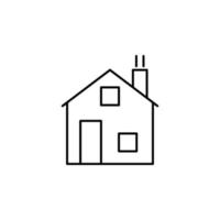 house vector icon illustration