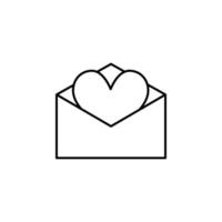 heart letters vector icon illustration