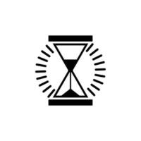 hourglass vector icon illustration