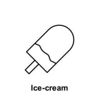 Ice-cream vector icon illustration