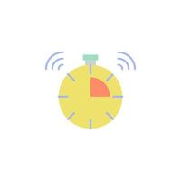 Kitchen, timing vector icon illustration