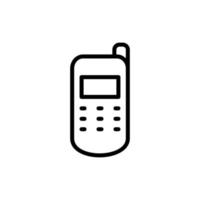 Phone, mobile, technology vector icon illustration