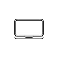 a laptop vector icon illustration