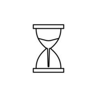 hourglass vector icon illustration