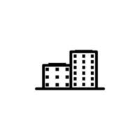 building residential complex vector icon illustration