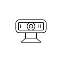 Surveillance Camera vector icon illustration