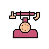 Phone, landline vector icon illustration