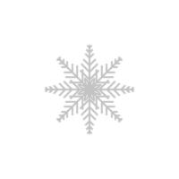 Snowflake, snow, winter vector icon illustration