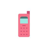 Phone, mobile, technology vector icon illustration