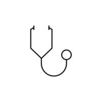 stethoscope vector icon illustration