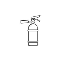 fire extinguisher vector icon illustration