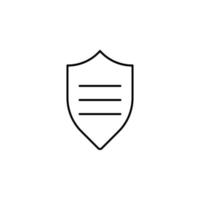shield protection vector icon illustration