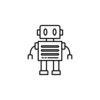 robot vector icon illustration