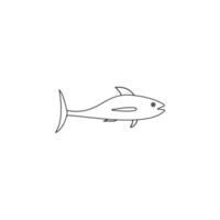 a fish vector icon illustration