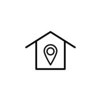 real estate geolacation vector icon illustration