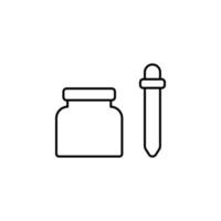 pipette vector icon illustration