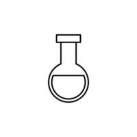 flask medicine vector icon illustration