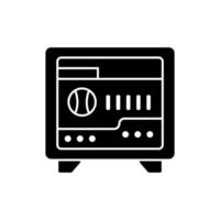 Bank, deposit, safe, safety, strongbox vector icon illustration