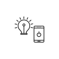 mobile power nad technology vector icon illustration