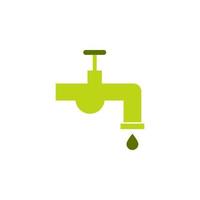 pipe, plumbing, spigot vector icon illustration