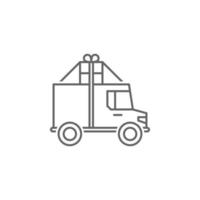 Digital business, delivery vector icon illustration