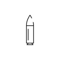 bullet vector icon illustration