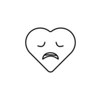 disappointed emoji vector icon illustration