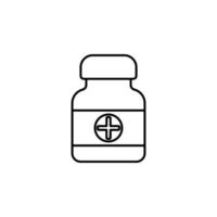 medicine capsule vector icon illustration