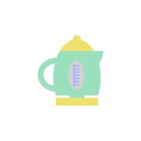 Kitchen, electrical kettle vector icon illustration