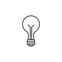 bulb vector icon illustration