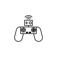 clever joystick vector icon illustration