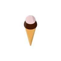 ice cream colored vector icon illustration