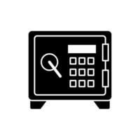 Bank, deposit, safe, safety, strongbox vector icon illustration