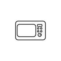 microwave vector icon illustration