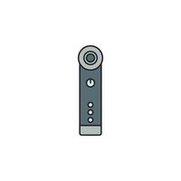 hand video camera vector icon illustration