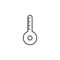 termómetro vector icono ilustración