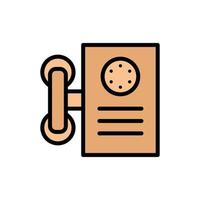 Phone, landline vector icon illustration