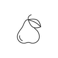 Vector Pear vector icon