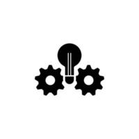 idea of management vector icon illustration