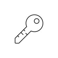 key line vector icon illustration