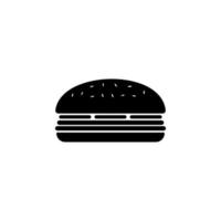 hamburguesa vector icono ilustración