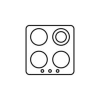 electric oven vector icon