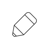 pencil vector icon illustration