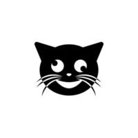 sick cat vector icon illustration