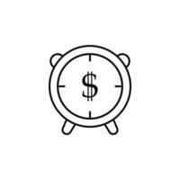 Time is money vector icon illustration