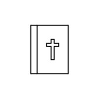 Bible vector icon illustration