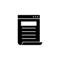 Web development, wireframes vector icon illustration