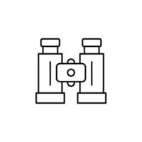 Binocular vector icon illustration