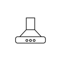 aspirador cocina vector icono ilustración